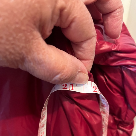 G by Giuliana Burgundy Down Puff Coat, Sz 1X - Picture 8 of 10